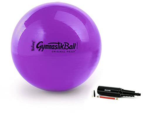 PEZZI Original Pezziball Standard 65 cm m. Pumpe Kombi Gymnastikball violett