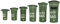 DonDon Dry Bag Bolsa Impermeable 2l, 5l, 10l, 15l, 20l, 30l con Bandolera - Oliva 20 litros