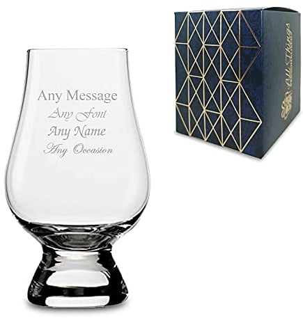 Personalised Engraved 170ml Specialist Whisky Tasting Tumbler Gift Box Wedding Birthday Christmas