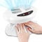2 In 1 Hot & Cold Air Nail Dryer, Smart Sensing Warm Cool Nail Polishing Drying Fan, Manicure Drying Machine Tool for Finger and Toe Nail High Powered 220V Nail Dryer for Home Commercial Salon Use