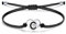 J.Endéar Bracelet Lettre C pour Femme avec Coeur en Argent 925, Bracelet Cordon Tressé Fait à la Main avec Breloque Initiale, Bijoux Alphabet Personnalisés Réglable