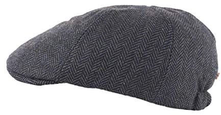 Heritage Traditions Schiebermütze aus Wollmischung, Tweed-Panel, dunkelblau, Einheitsgröße