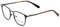 CAROLINE B.K. Brillengestell ohne Stärke mit transparenten Gläsern ohne Rezept. Kleine Größe (42-48 mm), schwarz / weiß, Small