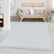 Carpettex Hochflor Teppich Wohnzimmer Shaggy Flokati Teppich Modern Einfarbig 280 x 370 cm Weiß - Teppich Schlafzimmer Weich Flauschig Waschbar Teppich Küche Esszimmer - Langflor Teppiche