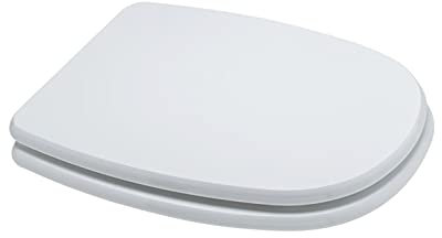 Arredobagnoecucine Sedile del water in legno, compatibile Square Pozzi Ginori, Bianco