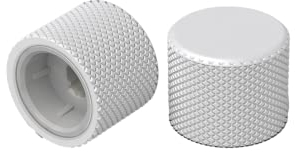 Glorious Gaming Rotary Knob - for GMMK PRO Keyboard and GMMK Numpads, Look & Feel, Aluminium, Easy Assembly, 9 Colour Options - E-White