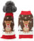ABRRLO Weihnachten Hund Pullover Dog Sweater Hundepullover Haustier Hundepulli Warm Welpe Kleine Mittel Hunde (XXL, Hirsch)