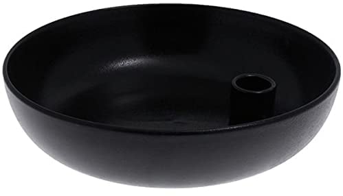 Storefactory Lidatorp XL Kerzenhalter, schwarz, Keramik, HxB 26 x 7 cm, handgefertigt