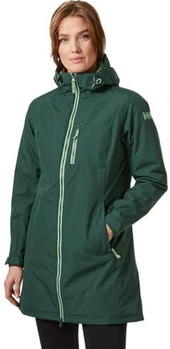 Helly Hansen Long Belfast Winter Jacket Veste Isolante, Vert, M Femme