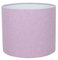 Pure Lilac Purple Pink Fabric Lampshade (20cm Diameter Ceiling Pendant)