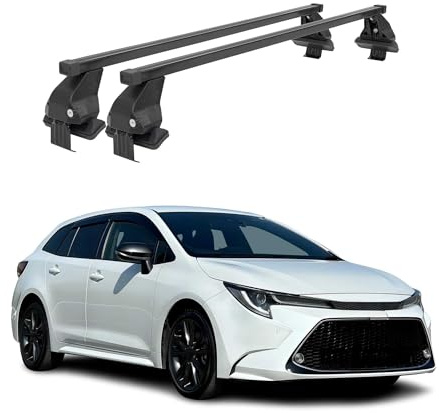 Menabo Querträger für Toyota Corolla Touring Sports 2019-2025 Schwarz