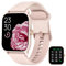 IOWODO Smart Watch for Women (Answer/Make Calls), Voice Assistant, 1.85 Fitness Watch with SpO2 Heart Rate Sleep Monitor, 100 Sports, IP68 Waterproof Step Counter Smartwatch for iOS Android