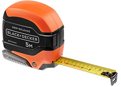 BLACK+DECKER BDHT84002-0 Metro a nastro 5m con bloccaggio automatico