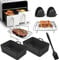 Accessoires pour Air Fryer - Ensemble D'accessoires Pour Friteuse à Air Double Zone Pour Ninja Af300EU, Af400EU, Tower T17088, Friteuse à Air Double 7,6L-9,5L, Sans BPA, Passe au Lave-Vaisselle