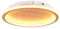 LIGKIN LED Modern Deckenleuchte 24W Deckenlampe Rund mit Holzstruktur Durchmesser 30cm Warm Licht 3000K Ultradünn Küchenlampe 4,5cm Wohnzimmer für Balkon Flur Babyzimmer Schlafzimmer Esszimmer