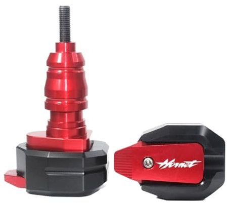 Uubik Motorräder Sturzpads Für Honda CB600 CBR600 Hornet 600 900 Motorrad Absturzsicherung Rahmen Slider Verkleidung Schutz Frame Sliders Sturzschutz (Color : Red)