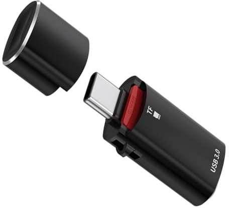 CY Adaptateur 10 Gbps USB-C Type-C vers USB 3.0 femelle OTG et lecteur de carte micro SD TF pour ordinateur portable, tablette, téléphone
