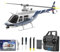 Hylukon 2.4GHz Single Propeller Aileron Free RC Helicopter with 6-axis Gyro, One Key Takeoff/Landing, Three-Speed Adjustment, Gift for Kids & Adults