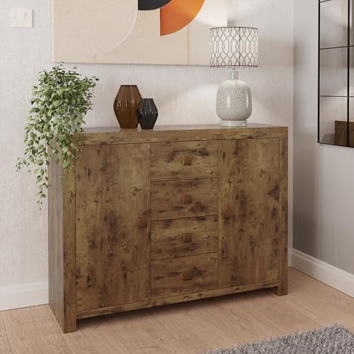 GFW Jakarta Mango Distressed Ethnic Living Room Collection - Sideboard, Chests, Tv Units