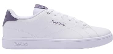 Reebok Women's Court Clean Trainers, White Purple Fusion, 5 UK