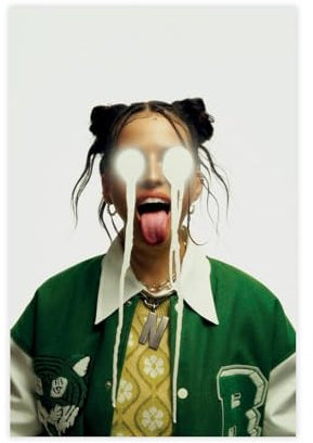 zxjwcm Nina Chuba Kunst-Porträt-Poster, 2 Leinwand-Poster, Schlafzimmer, Dekoration, Landschaft, Büro, Raumdekoration, Geschenk, ungerahmt: 30 x 45 cm