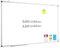 QUEENLINK Whiteboard 120×180cm Whiteboard Magnetisch, Magnettafel mit Aluminiumrahmen, Magnetwand White Board mit Stiftablage und Haken