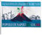 Bandiera 4° Scudetto Popolo di Napoli - Bandiera Vesuvio Erutta 90x150 cm - Gadget 4° Tricolore - Regalo Tifoso Calcio, Senza Asta