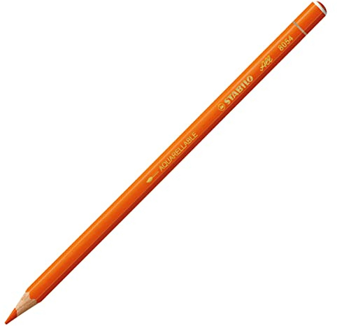 STABILO Film & Glass Pencil, Orange (Model: 8054)