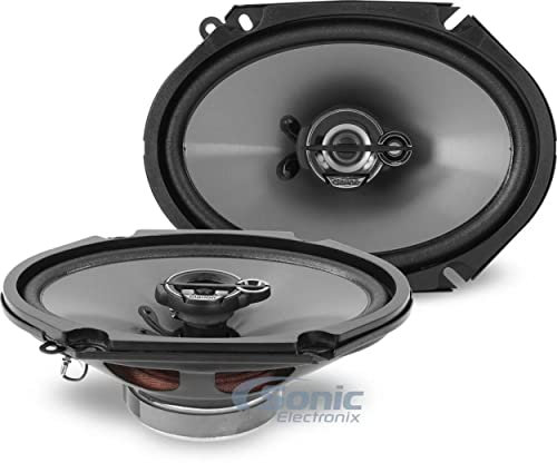 Clarion Mobile Electronics SRG6833C 300 Watt 15,2 x 20,3 cm Good Series Custom Fit Multiaxial 3-Wege Auto Lautsprecher 2 Stück