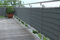Floracord 12-75-30-07 Hochwertige Balkonumrandung aus Polyesterstoff 75 x 300 cm mit Zubehör montagefertig, silbergrau
