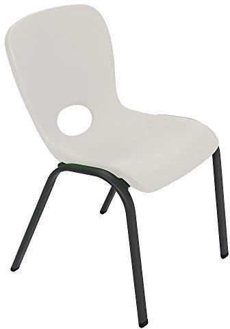 Lifetime 80383 Kinderstuhl zum Stapeln (4er-Pack), mandelfarben
