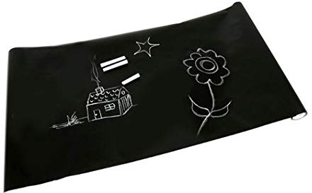 Iso Trade Tafelfolie Selbstklebende Kreidefolie 45x200cm Mit Kreide Abwaschbar Zuschneidbar 1086