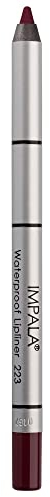 IMPALA | Wasserdichter Cremelippenstift in Pflaume 223 | Dauerhafter Lippenkonturenstift | Wasserdichter Lippenstift | Lang anhaltender Lippenkonturenstift | Volumeneffekt