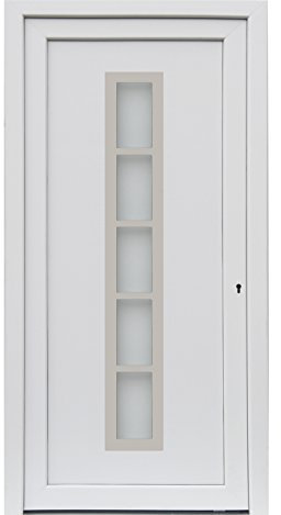 kuporta Haustür Hauseingangstür aus Kunststoff Meridana Türen 98 x 190 cm DIN rechts weiß