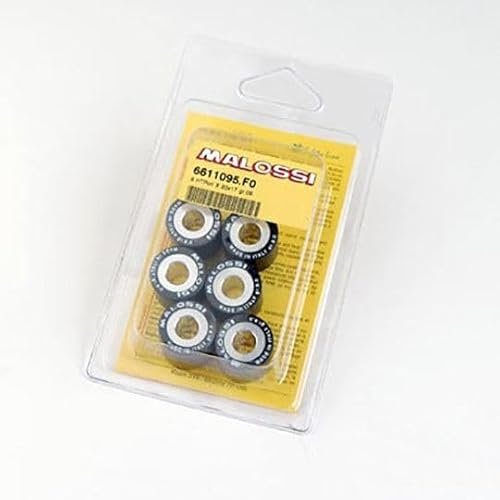 MALOSSI Rouleau/Galet Maxi Scooter 20x17 9.0 g. (x6) Compatible avec 125 Piaggio/Yamaha/MBK