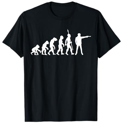 Sportschützen Pistole Schießsport Evolution Fun T-Shirt T-Shirt