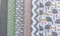 babrause® Stoffpaket Patchwork Baumwollstoffe 12 x (25x35cm) (Rosa Weiß)