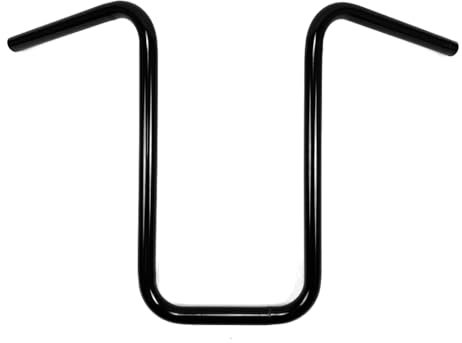 1 Zoll (25,4mm) Lenker Universell Narrow Ape Hanger 44cm Schwarz