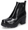 Dockers by Gerli Donna Bottini, Signora Stivaletti,Mezzo Stivale,Boots,Stivale,Stivaletto,Alto,Tacco Alto,Festa,Schwarz,41 EU / 7 UK