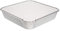 Pack of 10 Square Aluminum Container Pans with Lids ~ Foil Trays with Lids ~ Trays Good for Baking, Cooking, Storing and Freezing ~ 23cm x 23cm (9 inch x 9 inch)