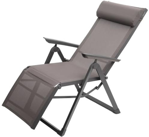 Hespéride - Fauteuil de Jardin inclinable Decima Noisette et Praline