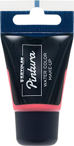 Kryolan Pintura Water Color Schminke Tube 20 ml, Farbe: hot pink, waschbar, ohne Parfüm, ohne Parabene - ideal für Face & Body Paint, Kinder, Party, Karneval, Fasching & Halloween