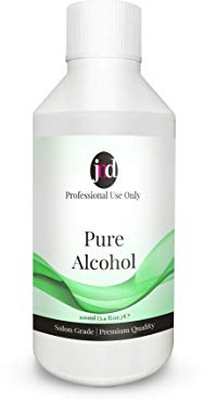 100% Pure Alcohol Prep & Wipe Cleanser Nail Gel Polish Residue Remover (100ml)
