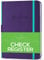 Skyline Check-Register - Buchhaltungsbuch für Einnahmen & Ausgaben - Transaktions-Scheckbuch für Kleinunternehmer - Kontoheft für Finanzverkehr - A5, Hardcover, lila