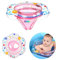 XQMMGO Baby Schwimmring Float, Schwimmbecken Badezubehör für Kinder, Kleinkinder und Säuglinge, aufblasbarer Schwimmring mit Sitz für Babys im Alter von 6-36 Monaten 52cm (Rosa)