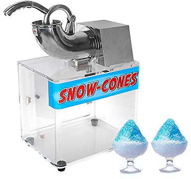 Macchina per tritaghiaccio elettrica Professionale Commerciale, Macchina per Cono di Neve, Macchina per Cono di Neve per Ghiaccio, Macchina per Rasoio per Ghiaccio, per Uso 180 kg/h 1400 Giri/min