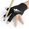 Roaming Atmungsaktive Billard-Handschuhe für Herren, linke Hand, elastische Poolhandschuhe für Shooter, Snooker, Carom, Queue, Sport (schwarz, Größe L-XL)