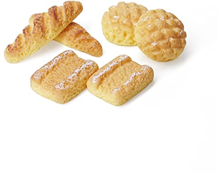 Odoria 1/12 Miniatur Brot 6 Stück Puppenhaus Zubehör