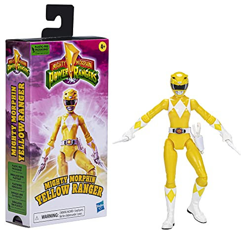 Power Rangers Mighty Morphin Yellow Ranger Figur, 15 cm