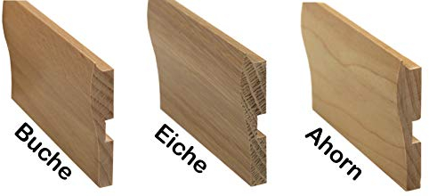 Holzblende, Abdeckblende für die RenoShop Treppenkantenprofile (90 cm, Eiche)